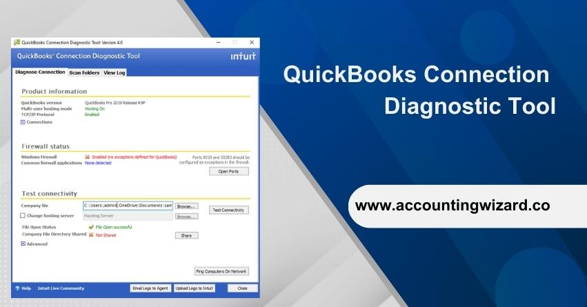 QuickBooks Connection Diagnostic Tool