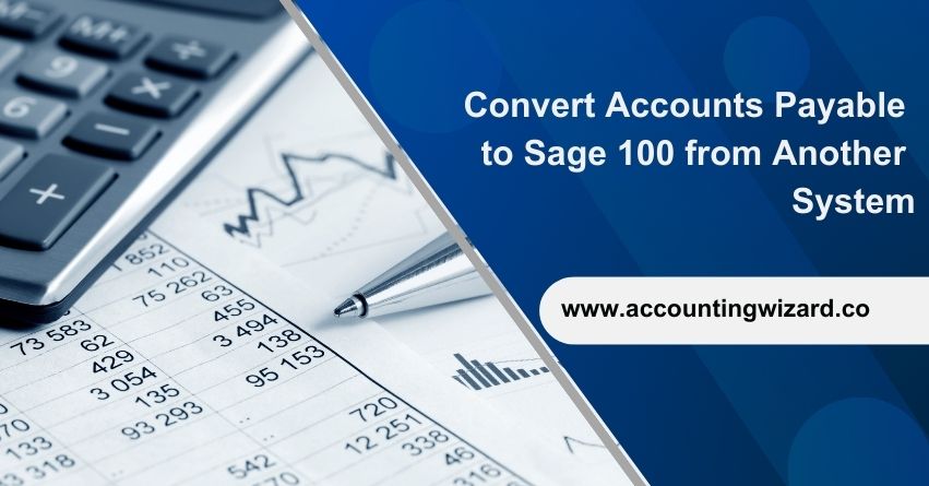 Accounts Payable to Sage 100