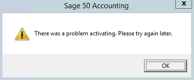 Sage 50 Activation